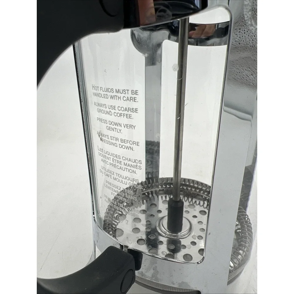 Starbucks Barista French Press 8 Cup Glass and Stainless Steel Coffee Maker